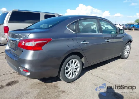 2018 Nissan Sentra Sv из США, поврежденный, VIN 3N1AB7AP0JL647153